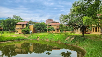 Calm, inviting photo of a serene retreat setting with soft color tones.