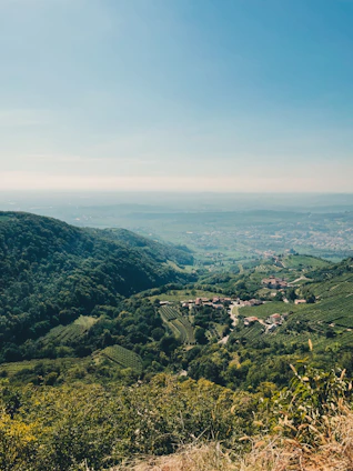 A scenic view of a green parcel of land in Codegua with rolling hills and clear skies.