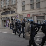 Euroguard agents coordinating a high-stakes operation in a modern European city.