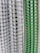 Several spiral-bound notebooks are stacked vertically, showcasing a variety of colors in the spiral bindings ranging from white and gray to vivid green. The pages inside have lined paper, creating a neat and organized appearance.