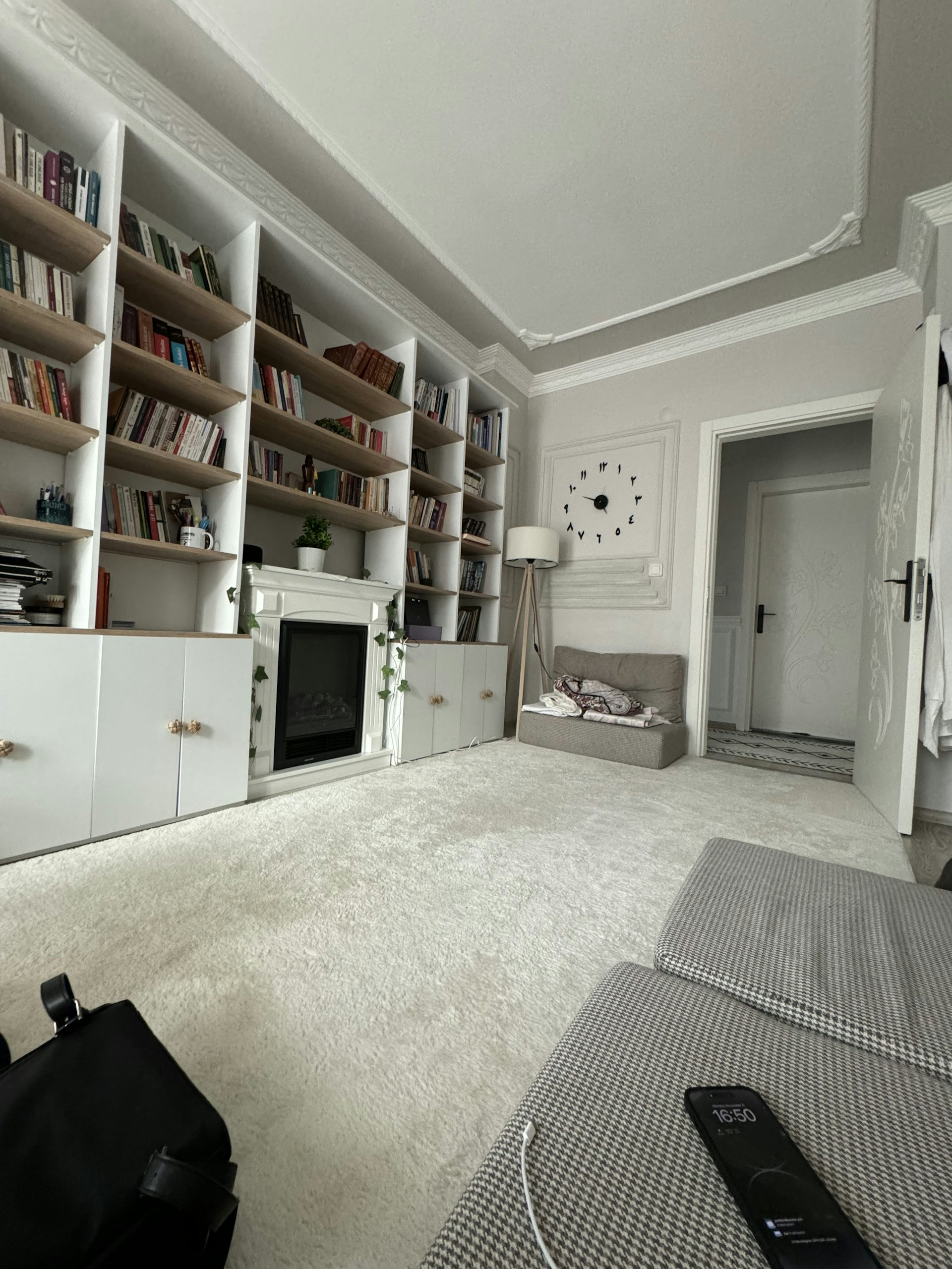 woman wearing yellow long-sleeved dress under white clouds and blue sky during daytime