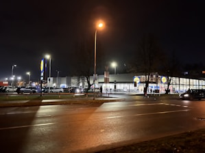 Well-lit streets and secure entrances enhancing safety in the layout.