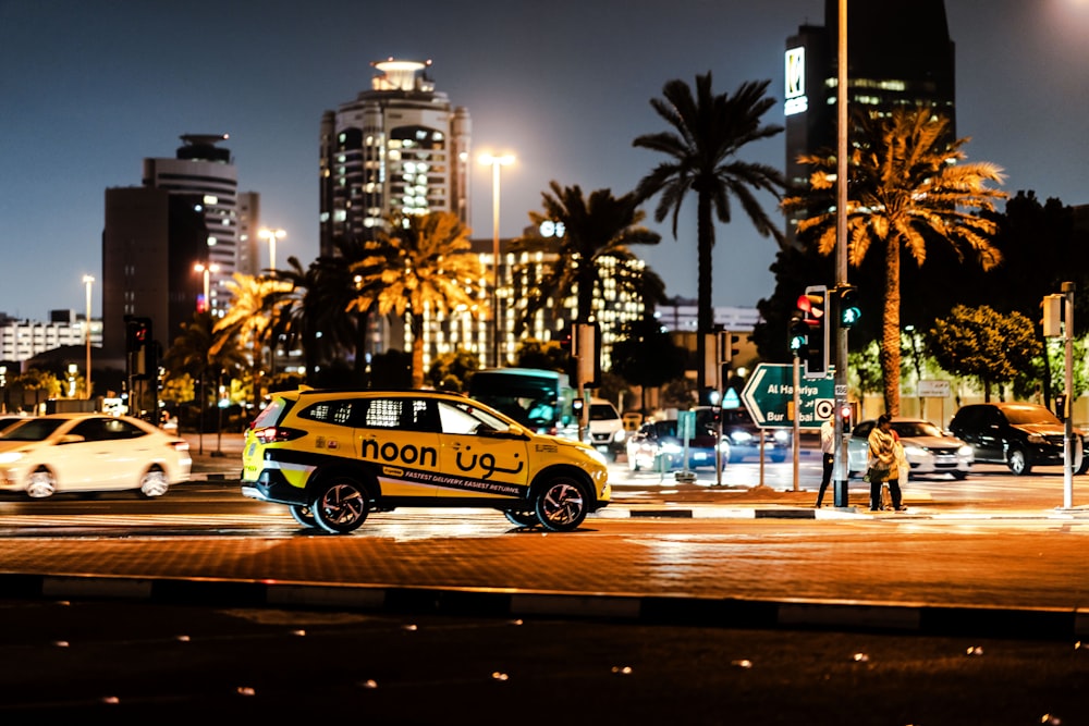 a police car parked on the side of the road