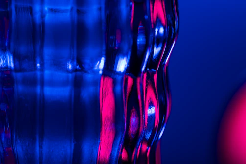 Detailed shot of UV printed glass panel with vivid colors.