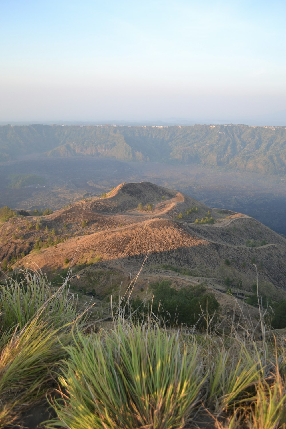 a view of the mountains from a high point of view