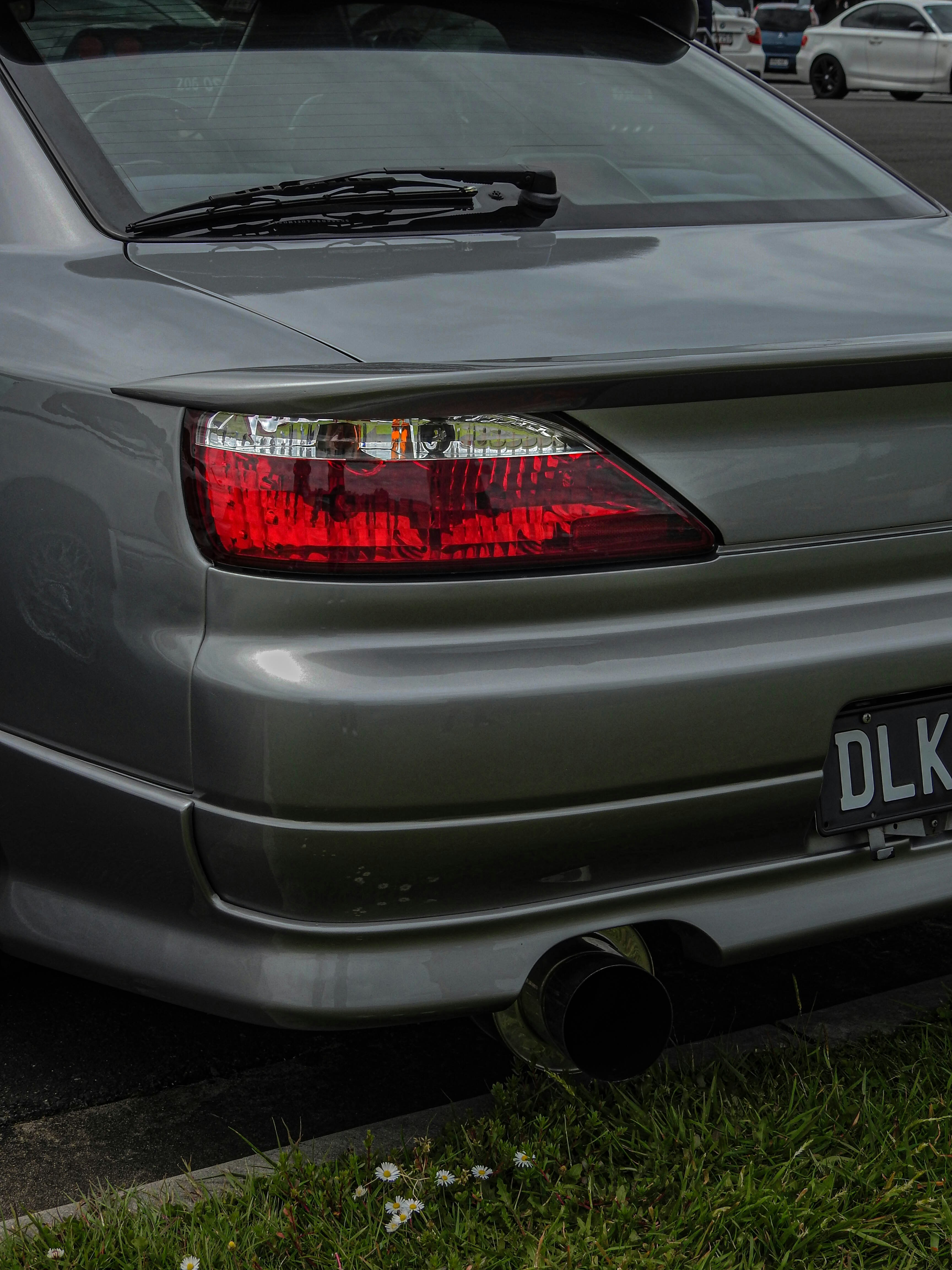 a car parked on the side of the road