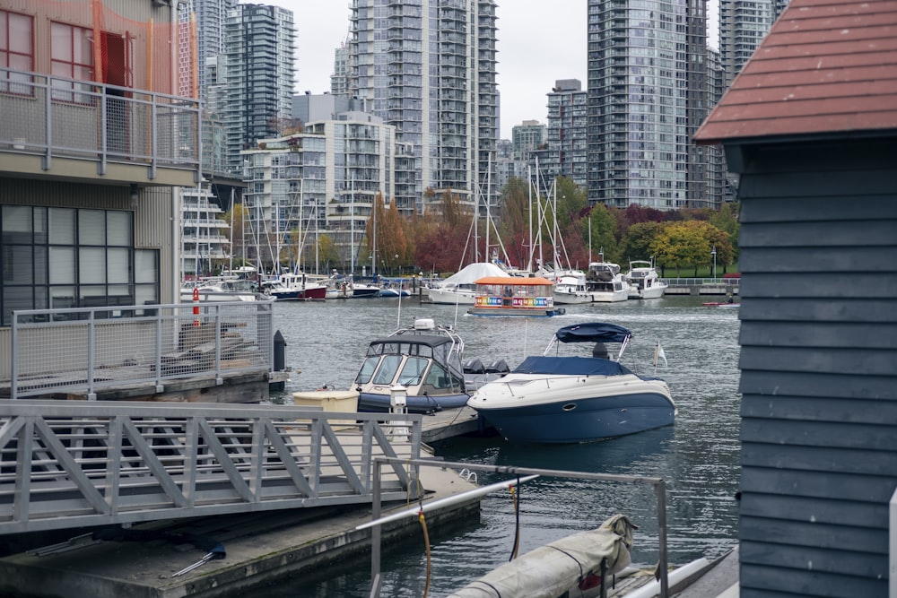 a couple of boats that are in the water