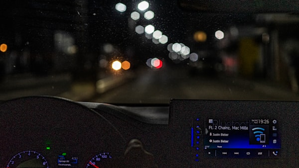 Car dashboard diagnostic lights and warning indicators