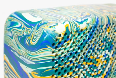 Close-up of a Minecraft block with a detailed texture pack applied.