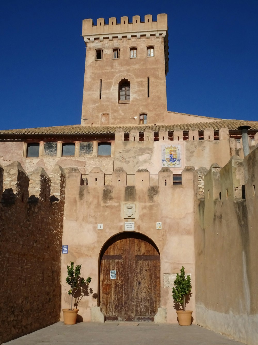 a large building with a tall tower on top of it