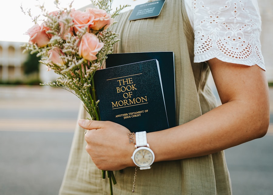 Woman reading Book of Mormon