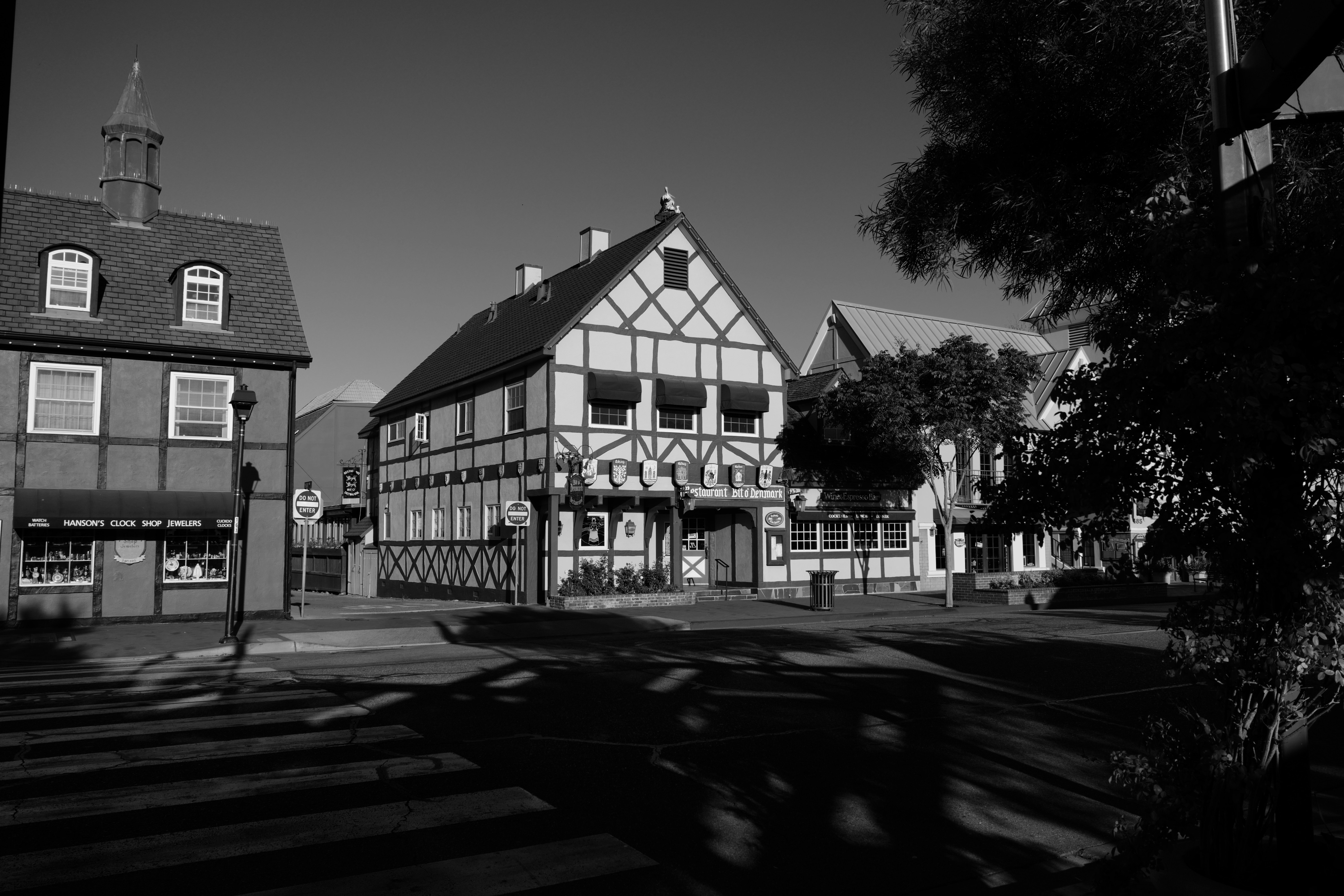 a black and white photo of a building