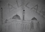 Architectural sketches of the first masjid in Danang under construction.