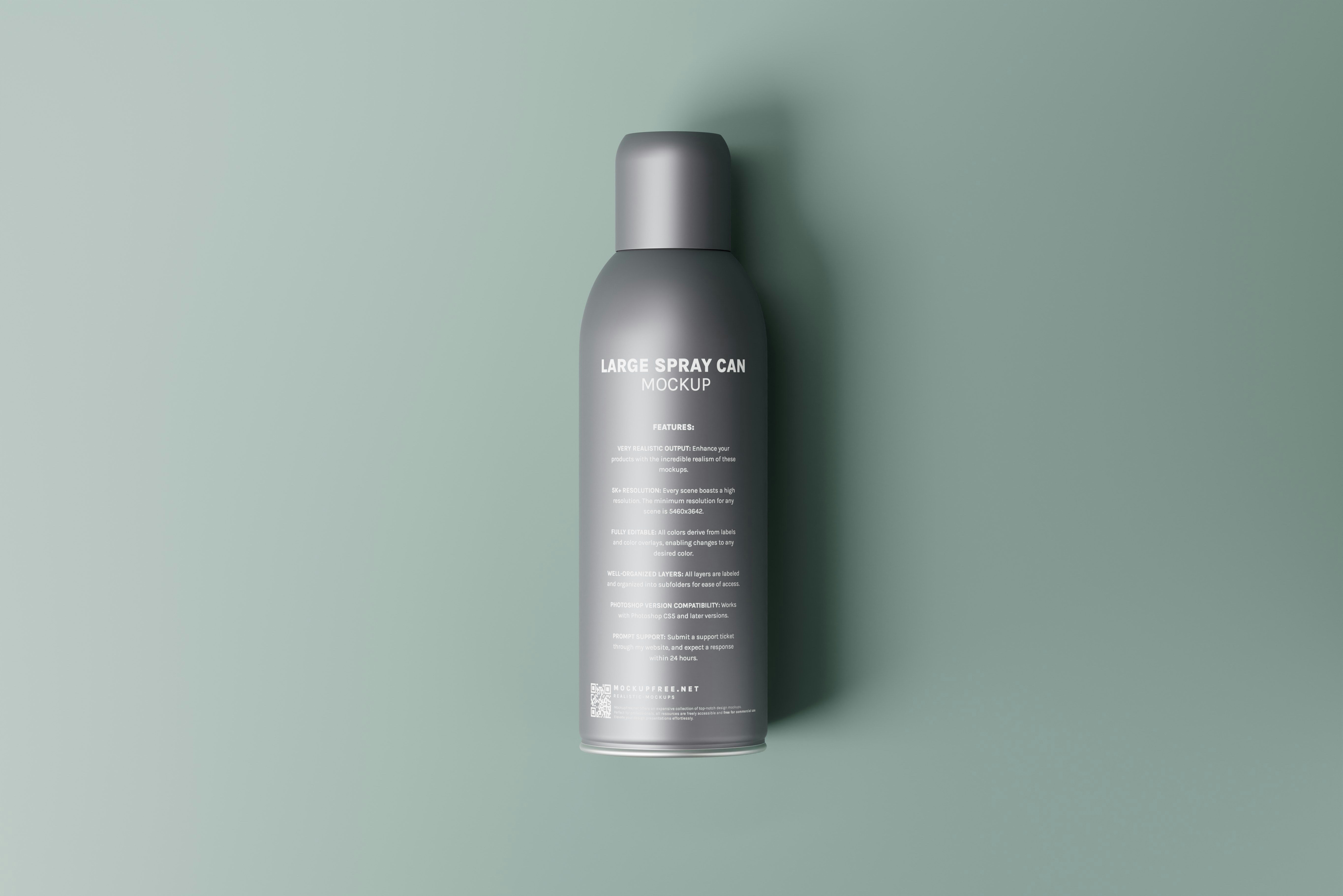 a bottle of shampoo on a green background