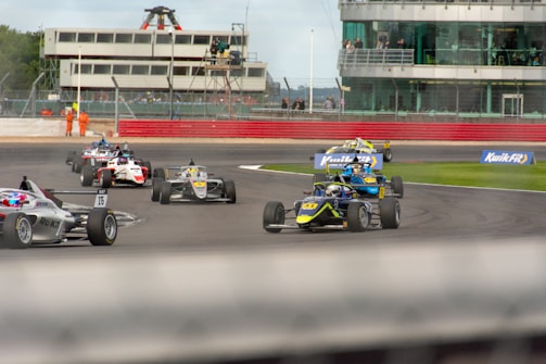 A thrilling moment from a Formula 4 race in the Southeast.