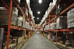 a large warehouse filled with lots of boxes