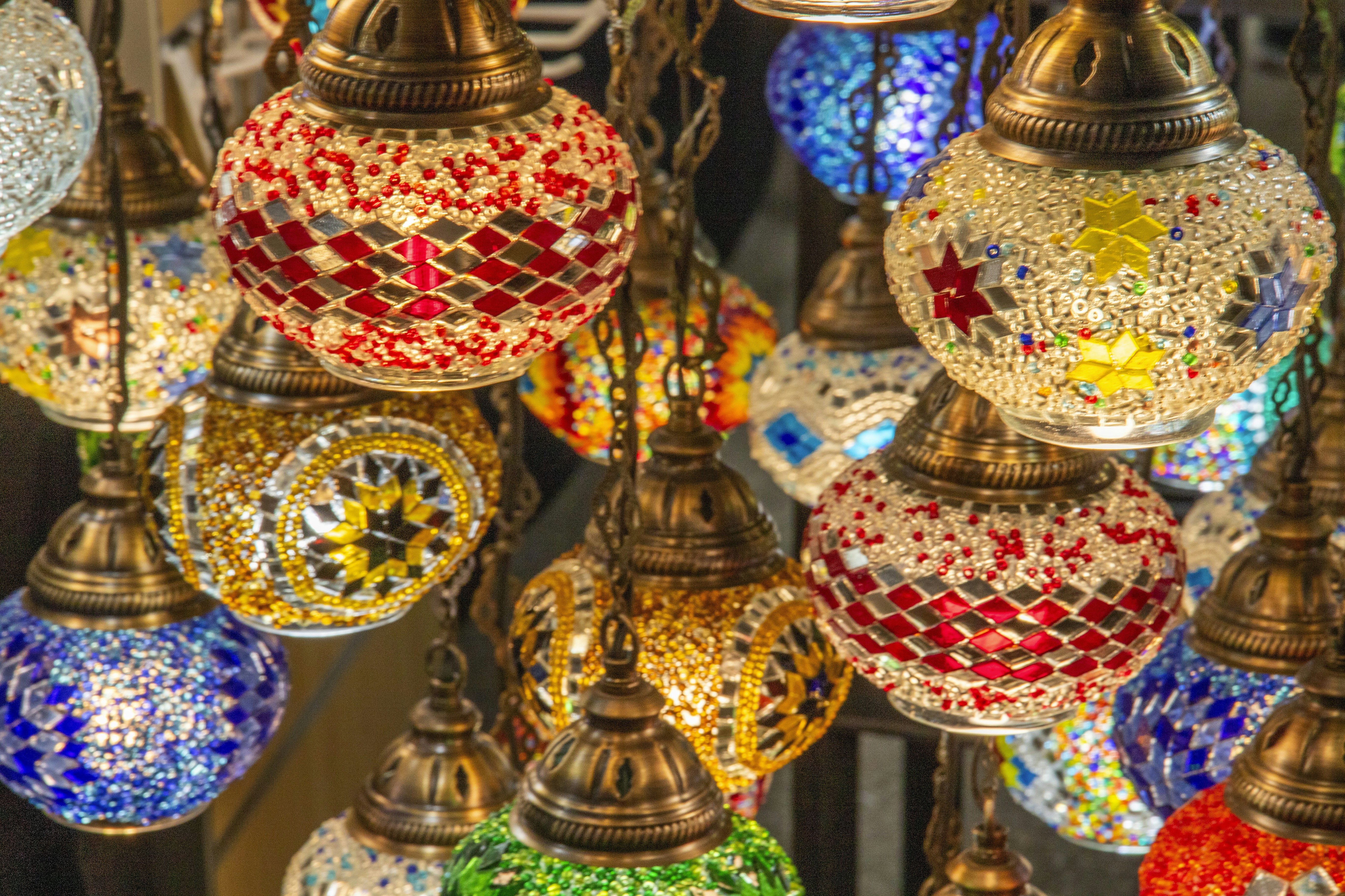 Handmade Moroccan Brass Lamp