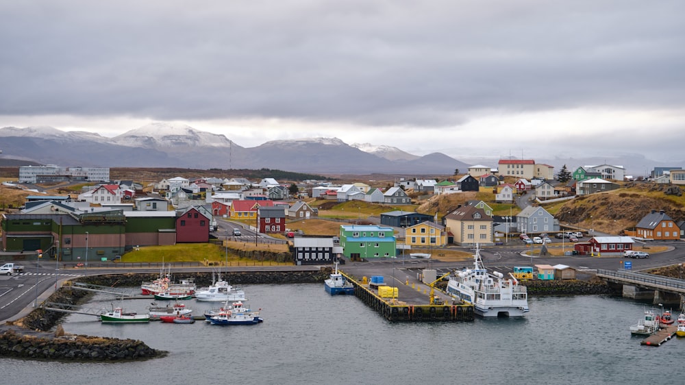 a harbor filled with lots of small boats