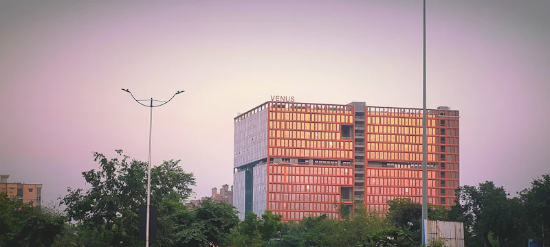 Construction landmark, India