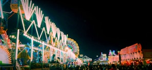 A joyful crowd enjoying the festive atmosphere of the carnival.
