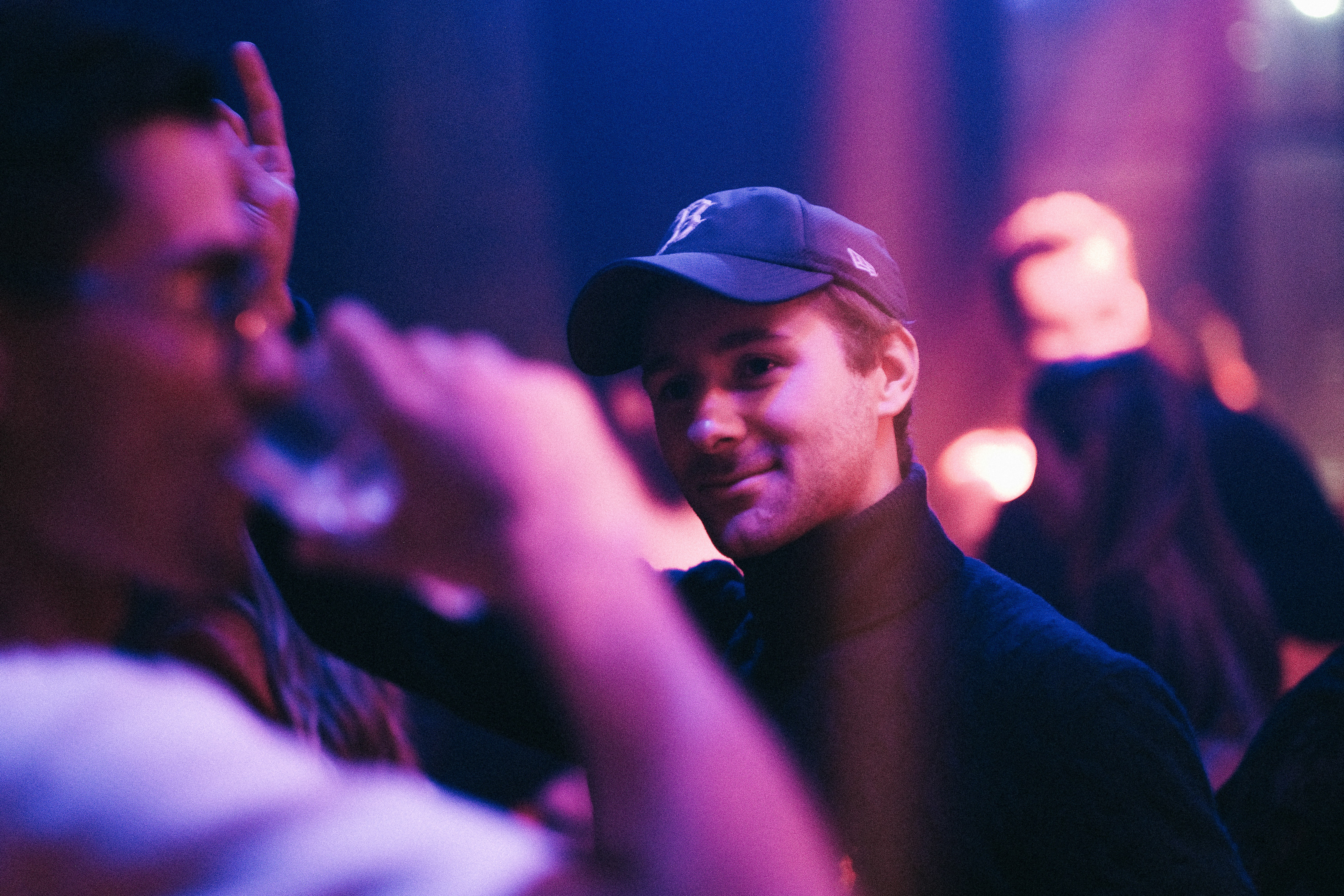 a group of people standing next to each other