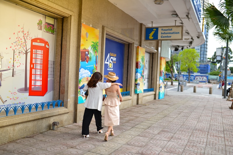 stylish couple shopping at boutique