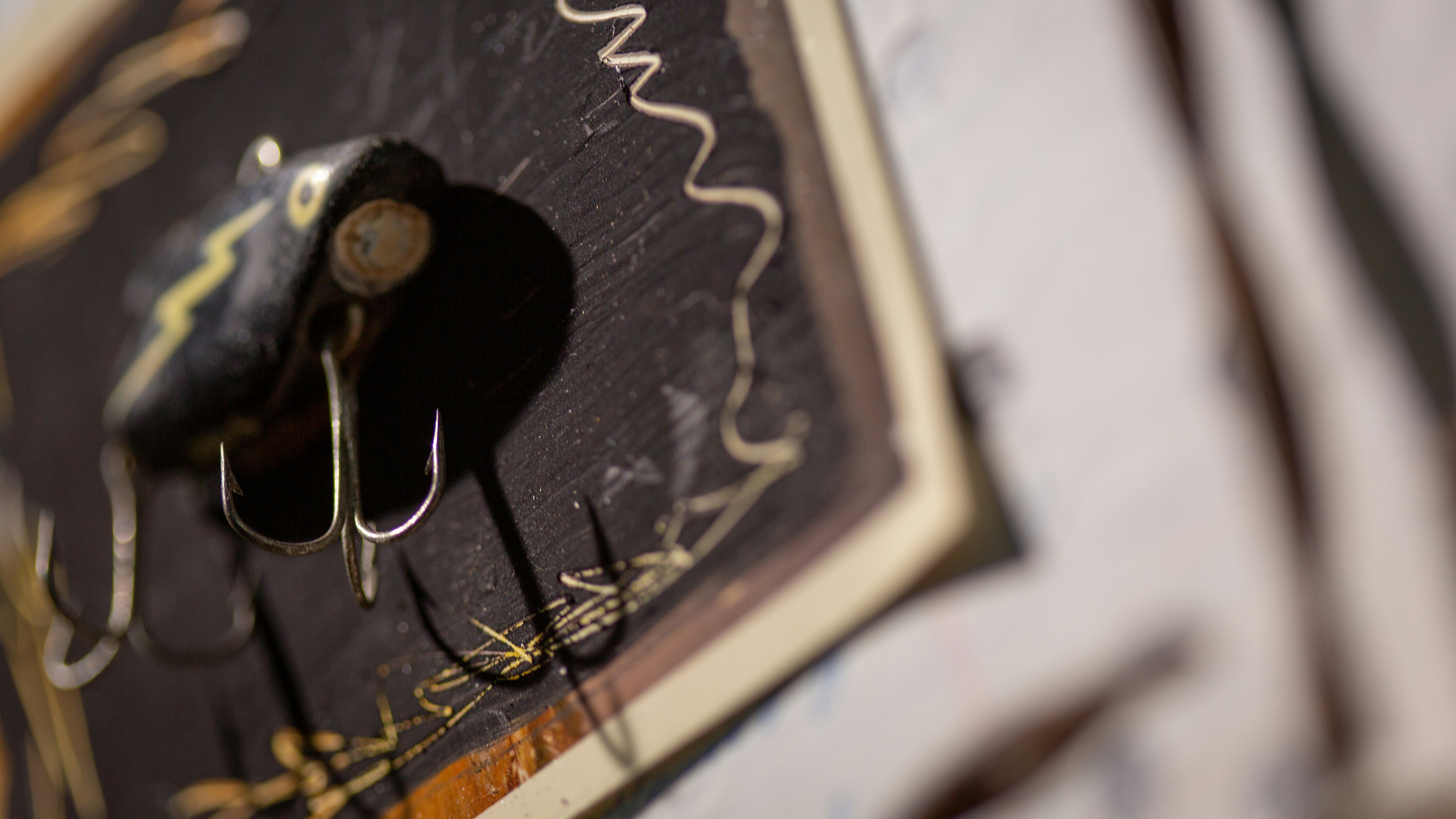 a close up of a clock on a wall