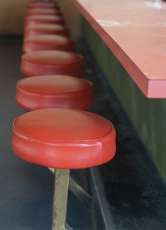 A retro-inspired stool that adds character to any room.