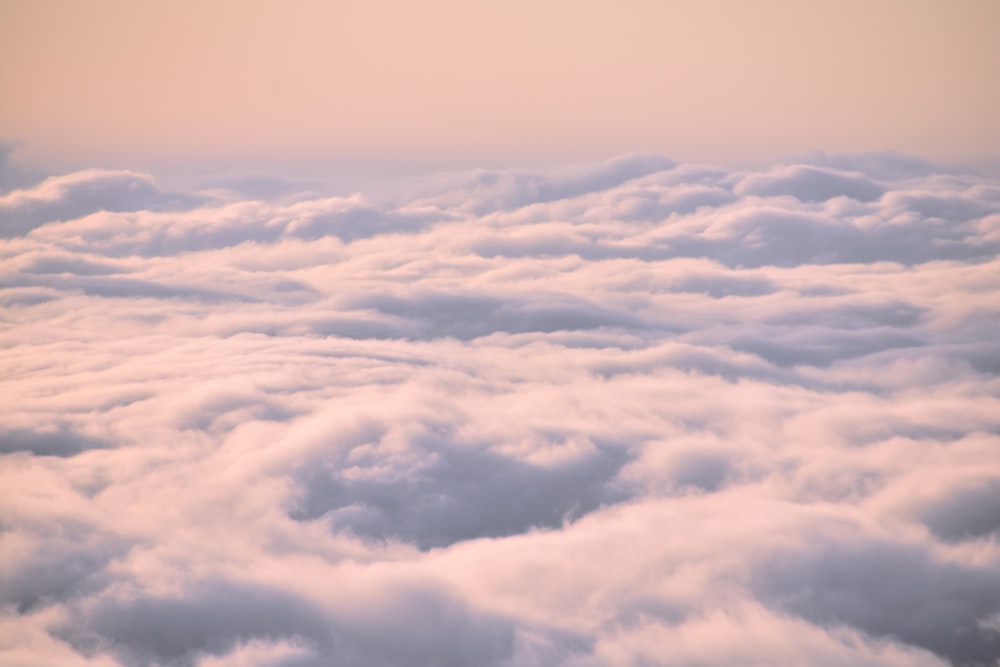 a view of the clouds from an airplane