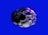 A cluster of transparent, reflective bubbles with a glass-like texture is set against a bright blue background, with light purple highlights providing depth and contrast.