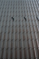 A detailed view of a ceramic facade application.