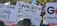 A collection of protest signs is held up in a crowd. Messages on the signs include demands for ceasefire, criticisms of political leaders, and calls to stop war crimes. The background includes trees and more protest signs, some with political and peace-related messages.