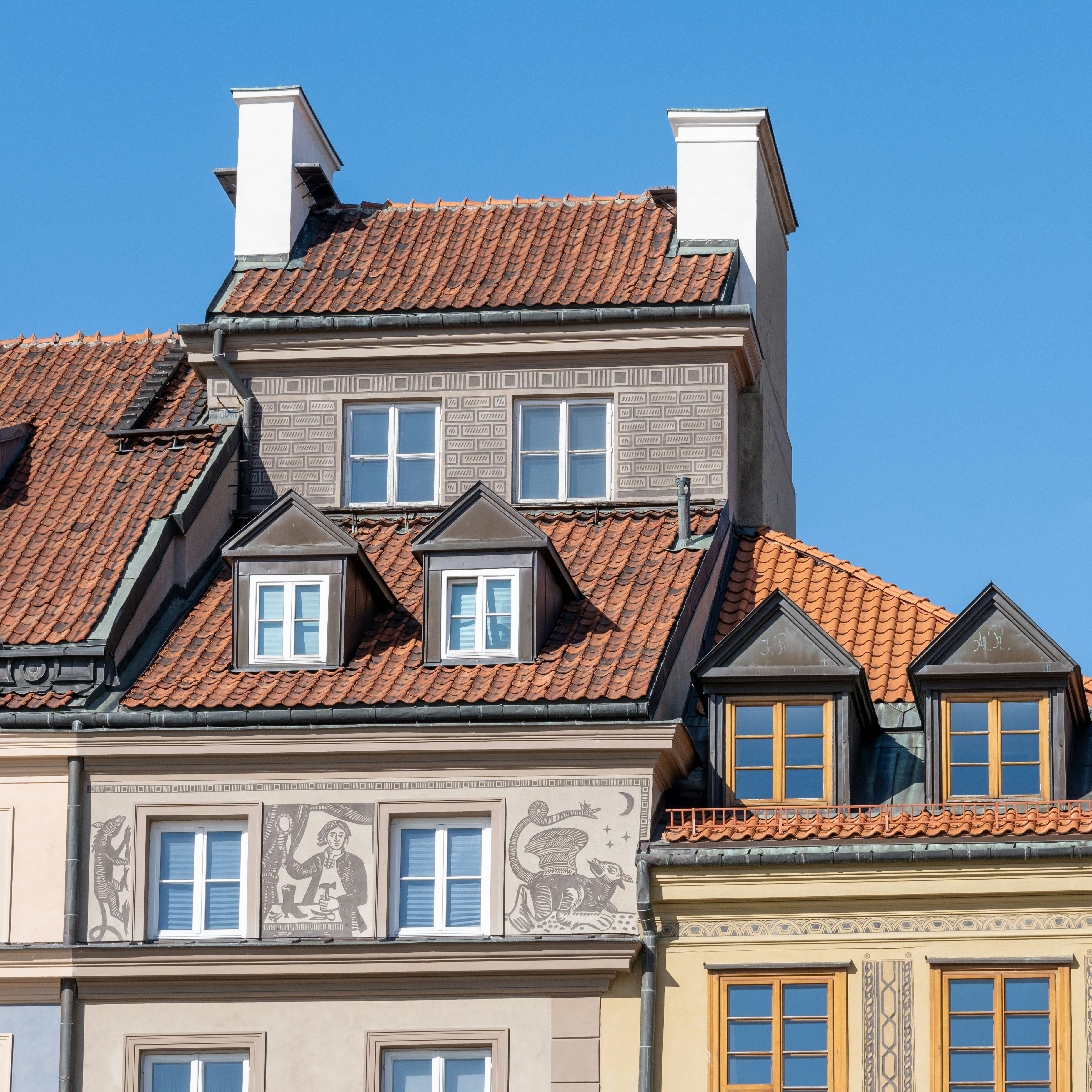 a building with a clock on the front of it