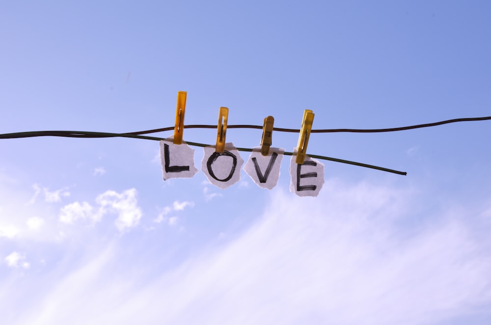 a couple of clothes hanging from a clothes line