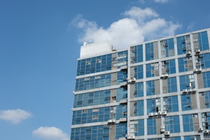 A modern HVAC system installed in a commercial building.