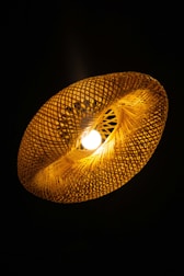 a light that is on in the dark