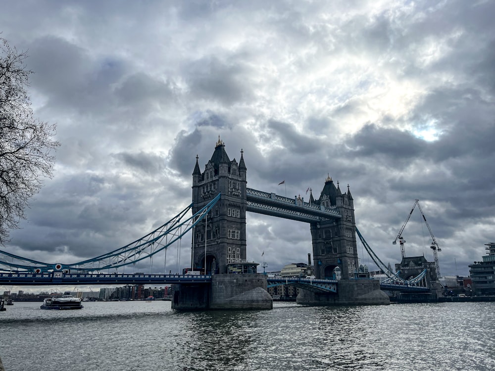 a bridge that is over a body of water