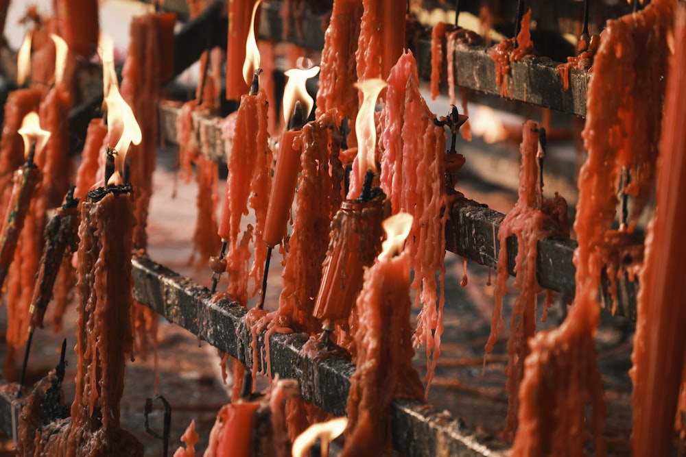 a bunch of hot dogs are being cooked on a grill