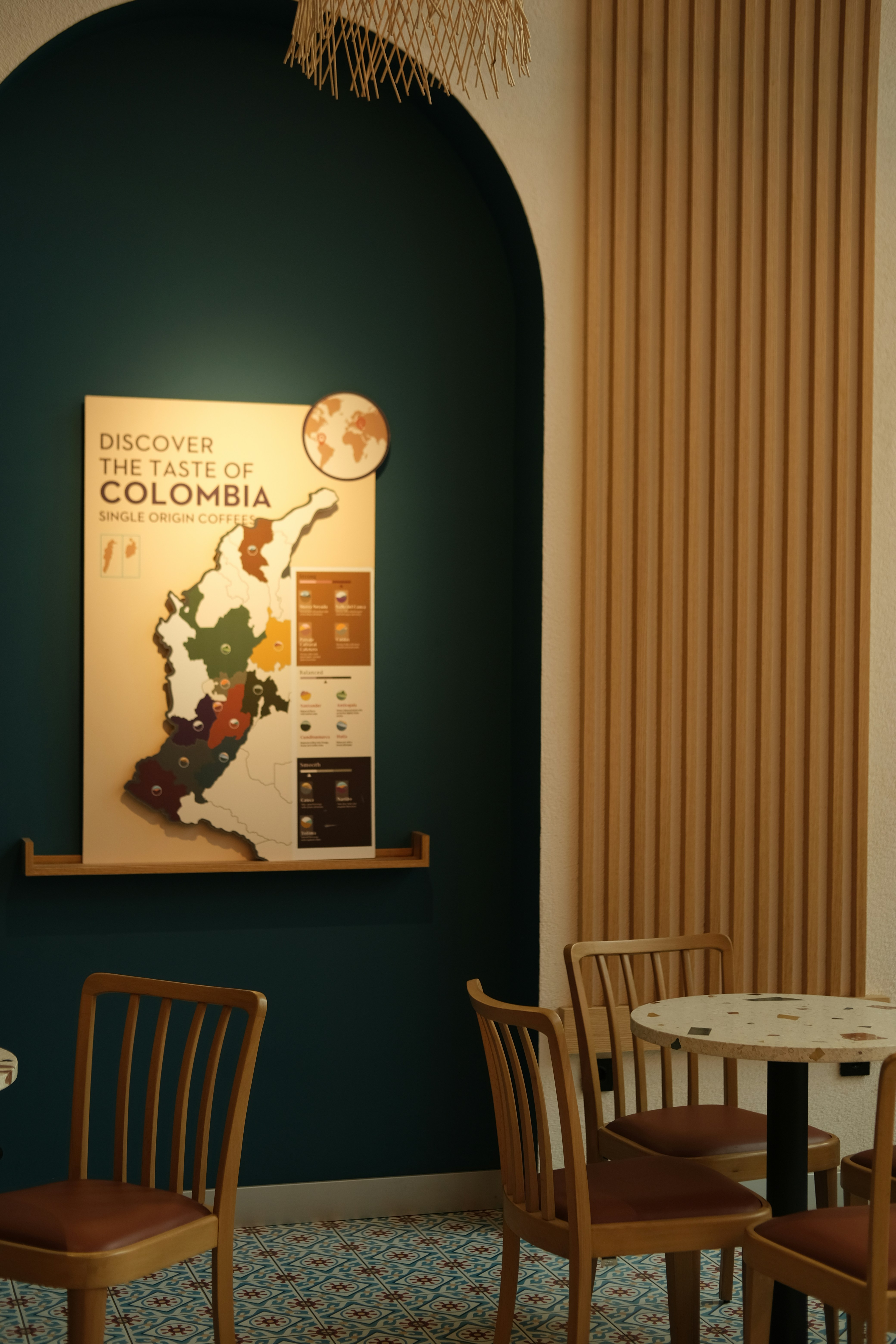 Mapa interactivo de radiación solar de la Costa Caribe colombiana mostrando niveles de irradiancia por región