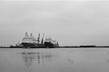 a large ship in a body of water
