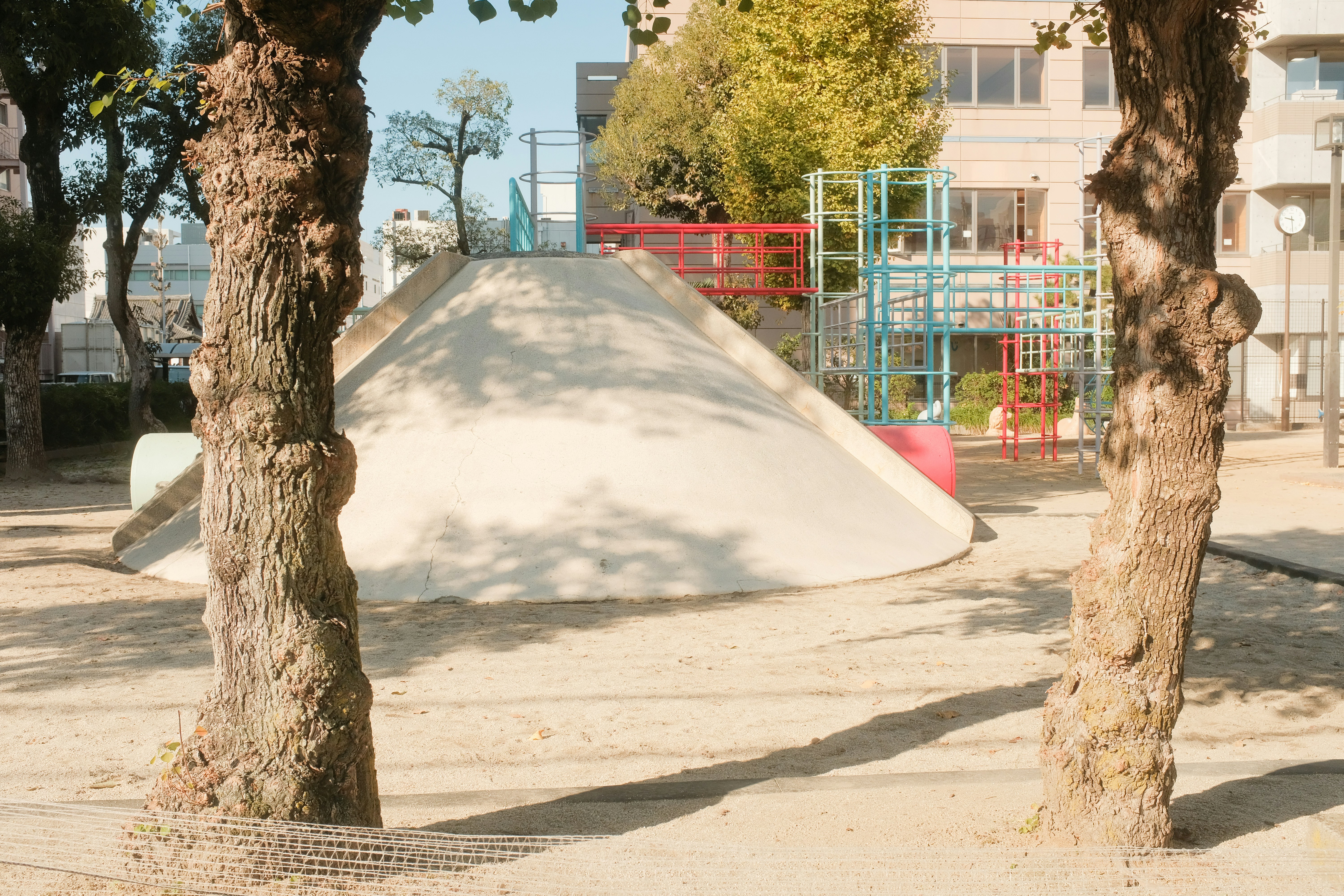 a man riding a skateboard down the side of a ramp
