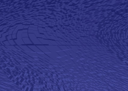 An abstract representation of digital infrastructure with floating cloud icons and subtle motion effects in indigo and white tones.