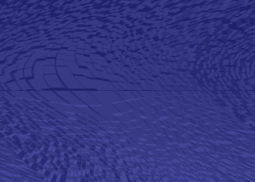 Blue and black abstract technology background with digital elements.