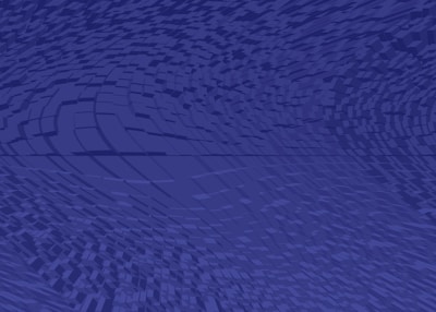 Abstract blue and white digital waves flowing over a dark slate background, evoking a sense of cutting-edge technology.