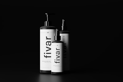 a couple of bottles that are next to each other