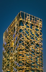 a very tall building with a lot of windows