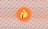 A large yellow thumbs-up emoji is centered against a background filled with small app icons, including popular social media platforms like Facebook, Twitter, Snapchat, TikTok, YouTube, and Instagram. The surrounding area has a predominantly orange color.