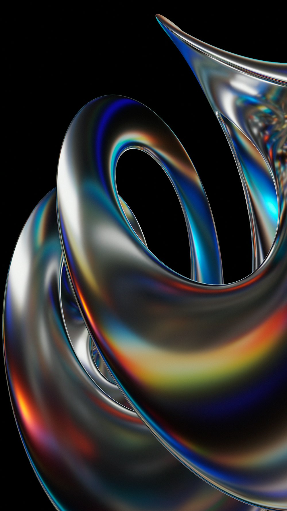 a computer generated image of a spiral like object