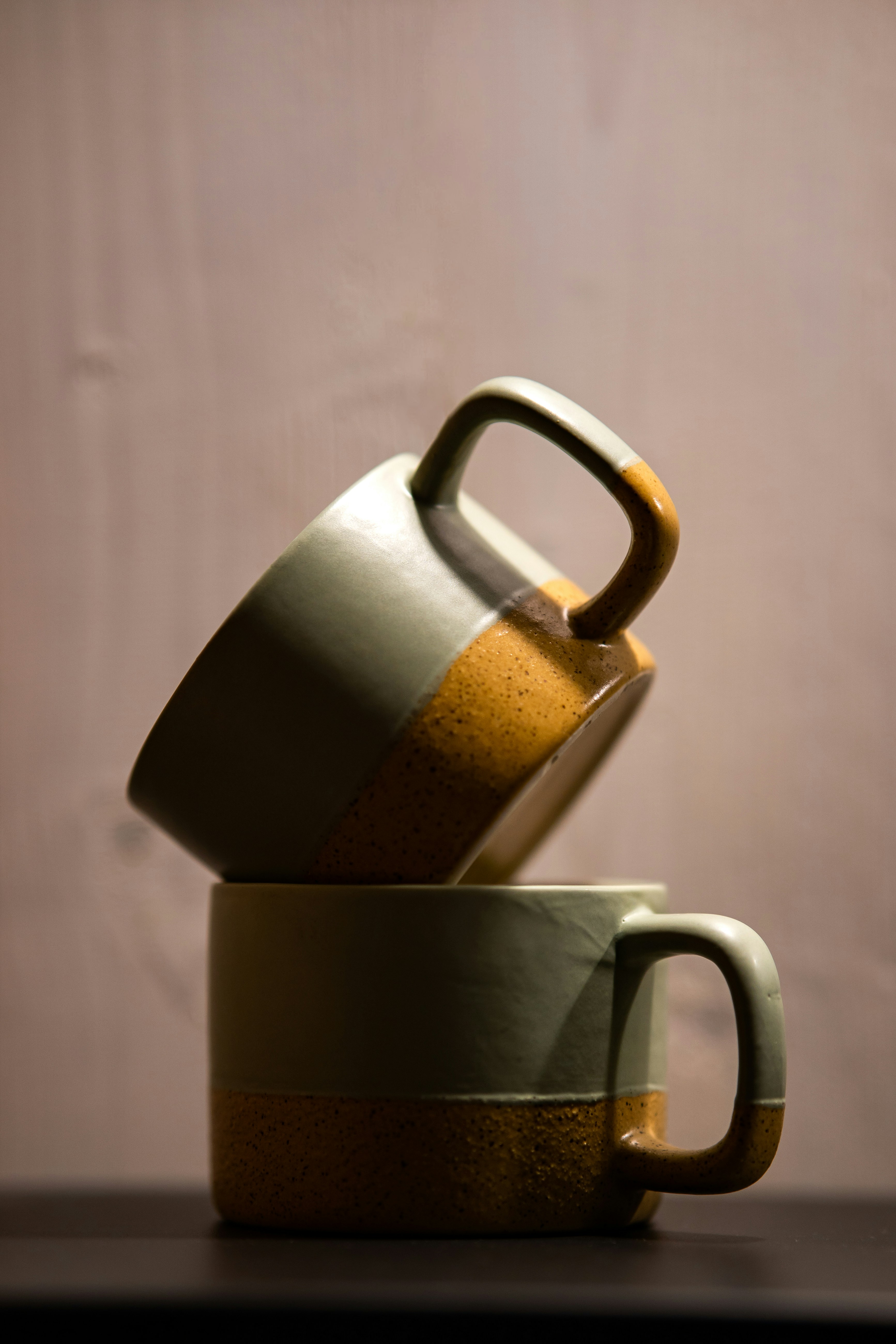 Sketch of coffee mug construction drawing