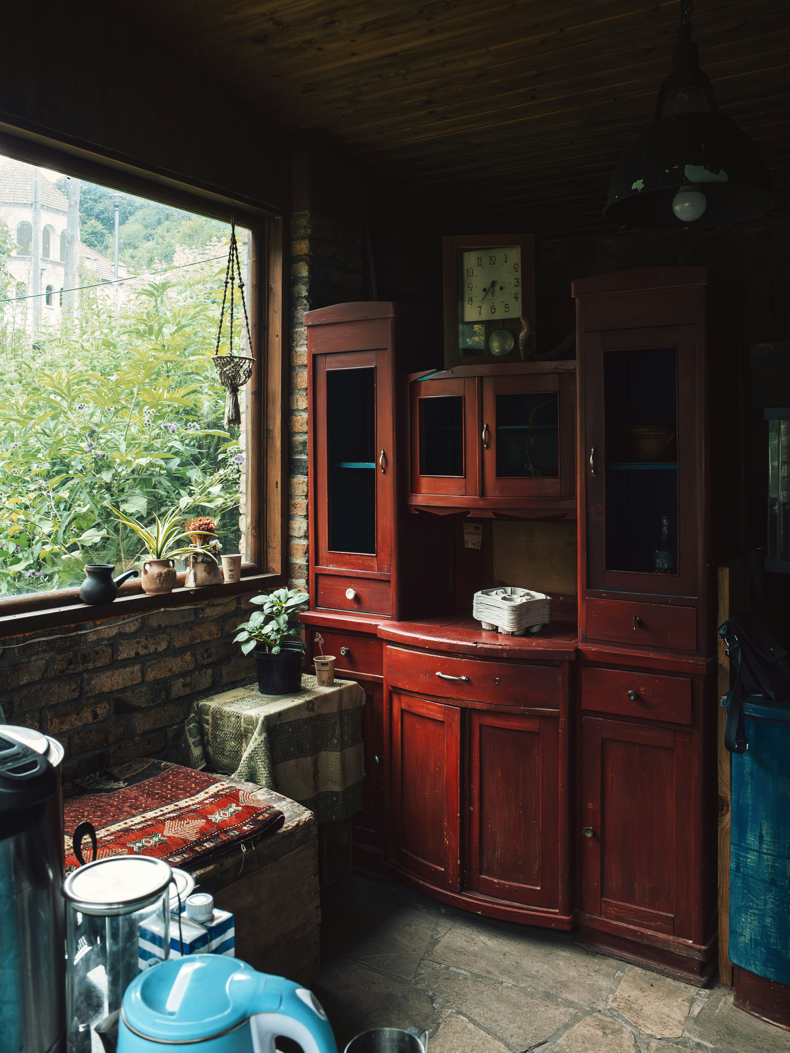 Farmhouse Wooden Hutch